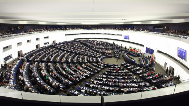 Plen al Parlamentului European.
