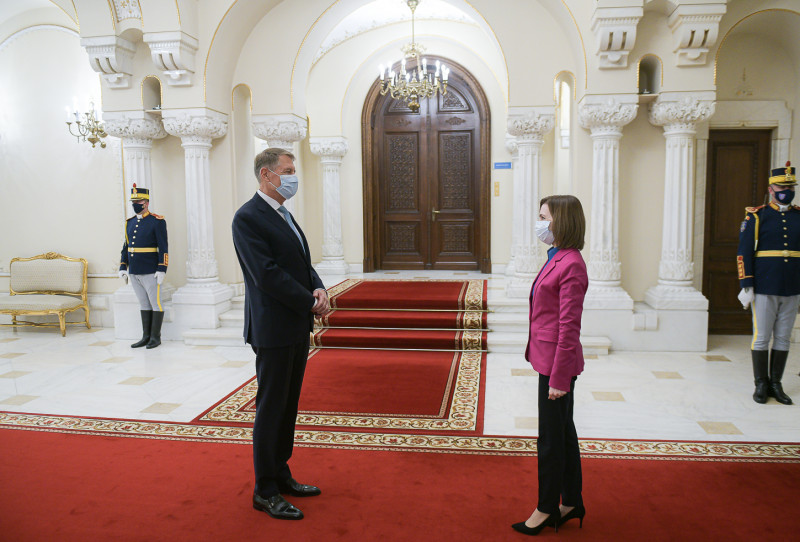 Klaus Iohannis și Maia Sandu la Cotroceni-sursa presidency (2)