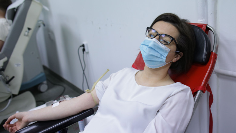 Ministrul Sănătăţii, Ioana Mihăilă, a donat sânge