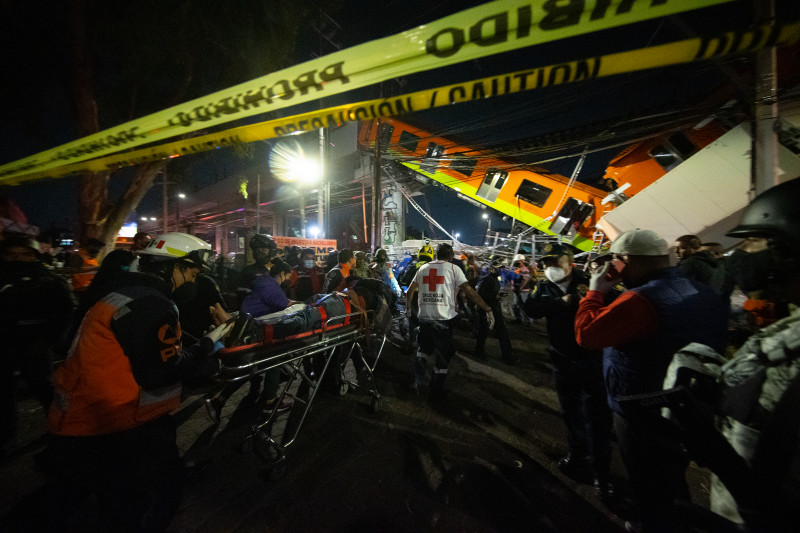 Metro Bridge Collapses in Mexico City