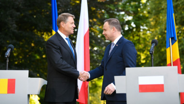 klaus iohannis si andrzej duda