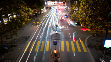 strada noaptea in zurich