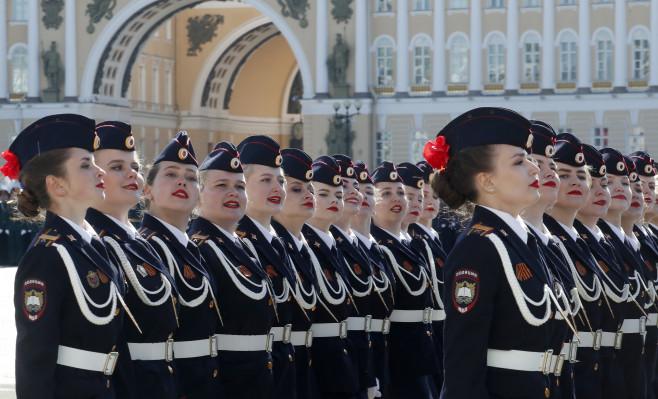 Victory Day military parade in St. Petersburg