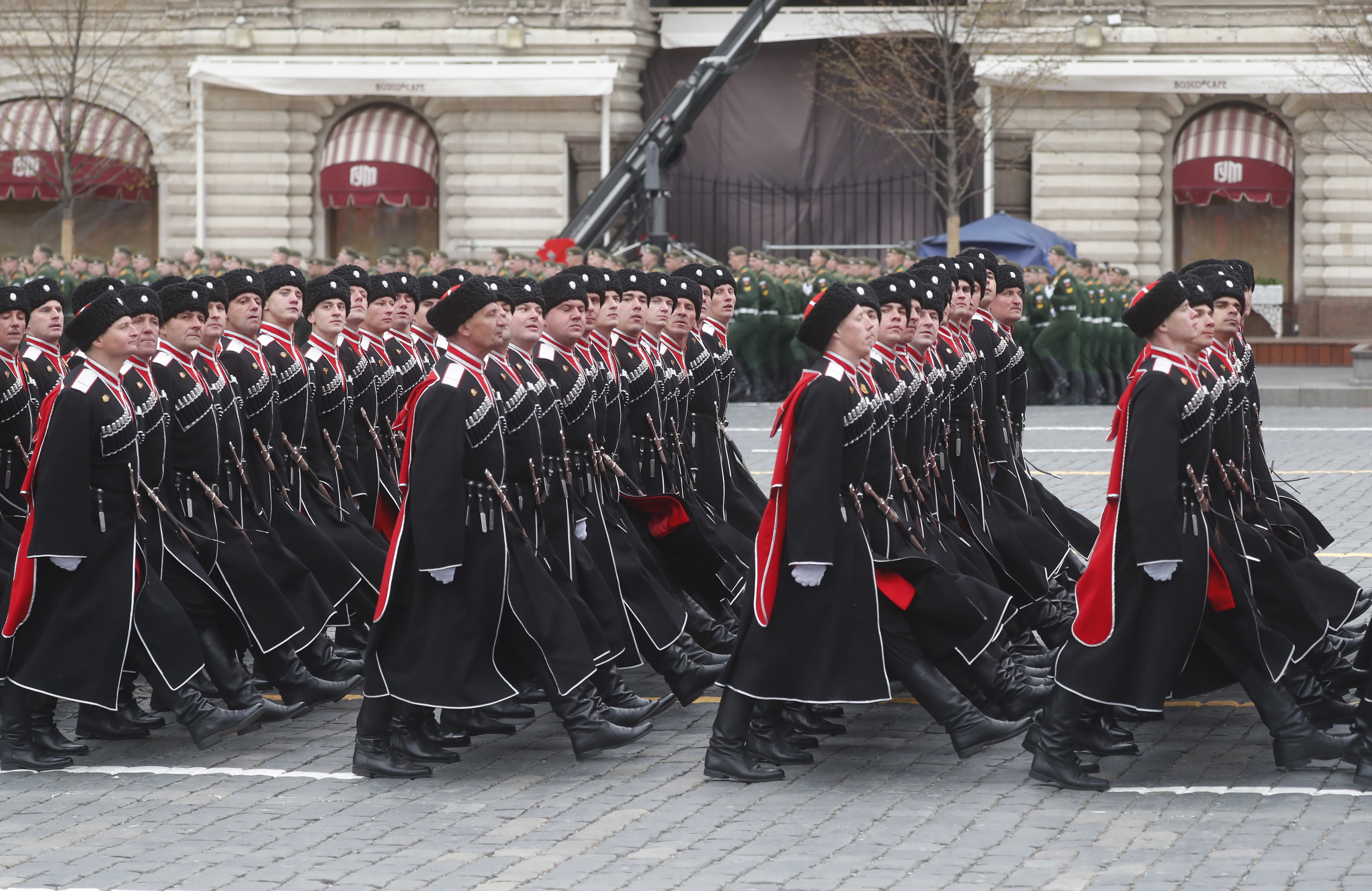 Victory Day Military parade in the Red Square in Moscow