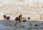 Covid-19 victim burial, Prayagraj, Uttar Pradesh, India - 16 May 2021