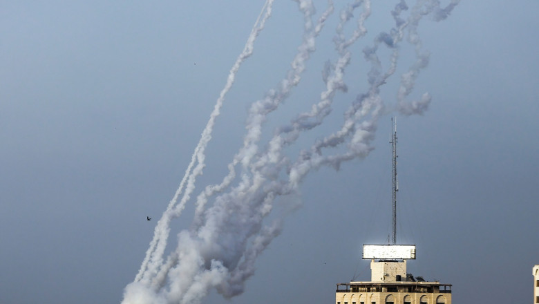 Rachetă lansată din Fâșia Gaza.