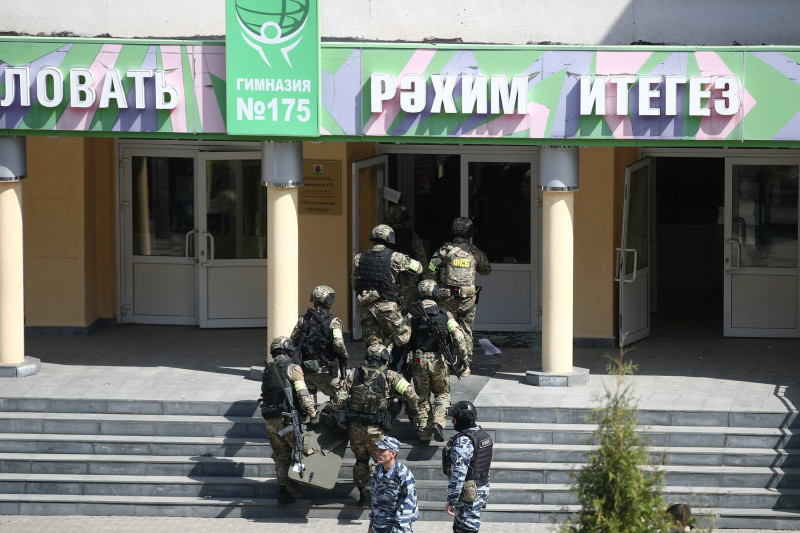 Atac armat la școala din Kazan, Rusia