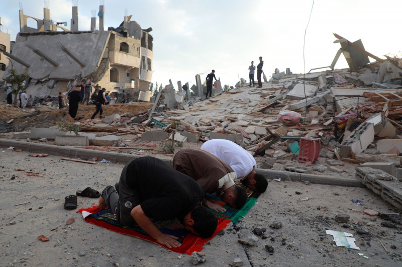 Fâșia gaza bombardamente ramadan