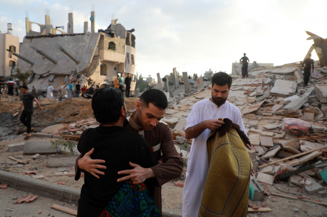 Fâșia gaza bombardamente ramadan