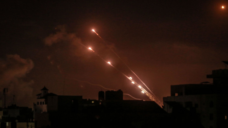 tir de Rachete lansate din Fâșia Faza spre teritoriul Israelului