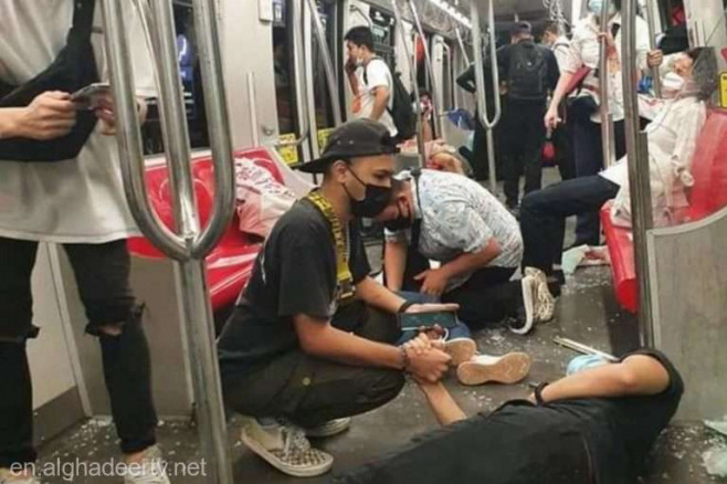 Sute de oameni au fost răniți în urma impactului dintre cele două trenuri