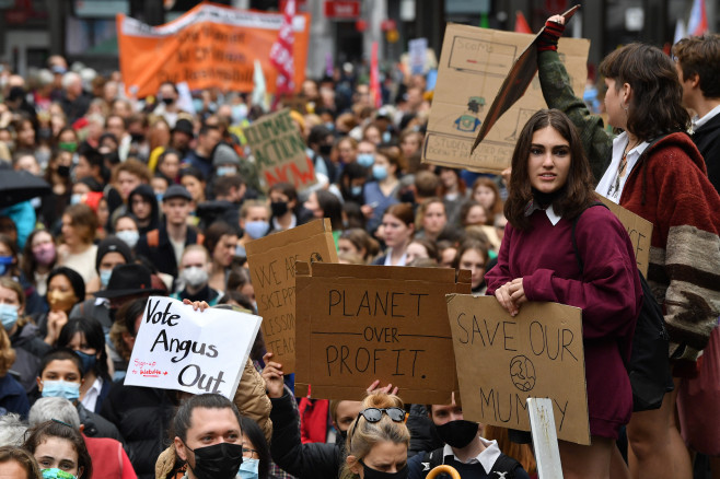 School Strike 4 Life protest in Sydney