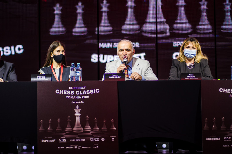 garry gasparov anca dragu Superbet Chess Classic 2021