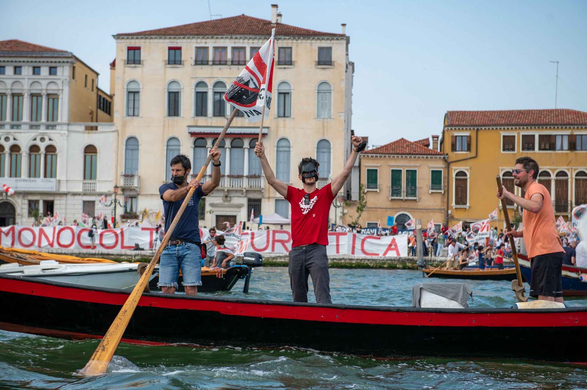 Protest Against Giant Cruise Ships, Venice, Italy - 05 Jun 2021