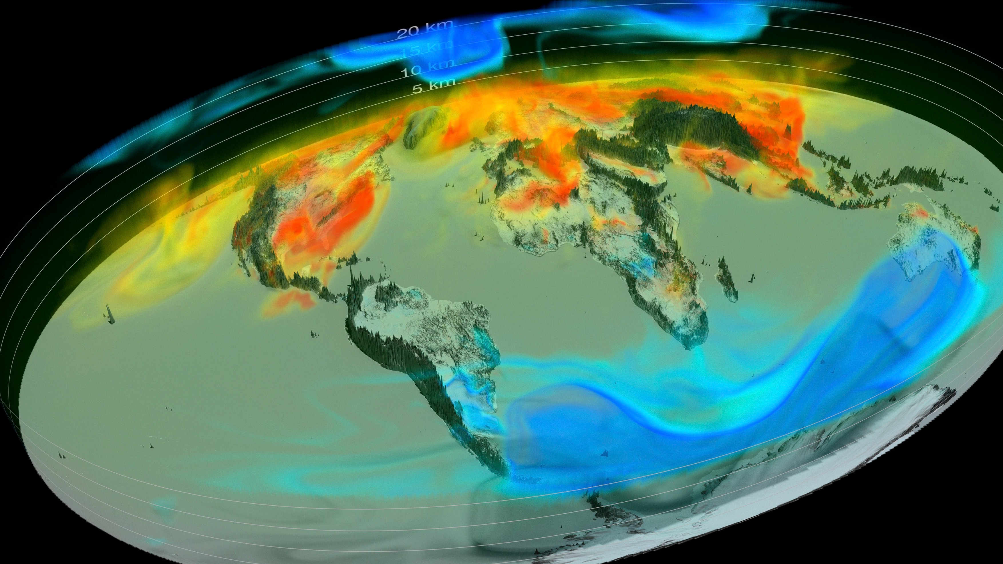 Nivelul de CO2 din atmosfera a atins cea mai ridicata valoare de cand se fac masuratori