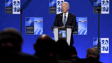 Joe Biden face declarații la summitul NATO de la Bruxelles.