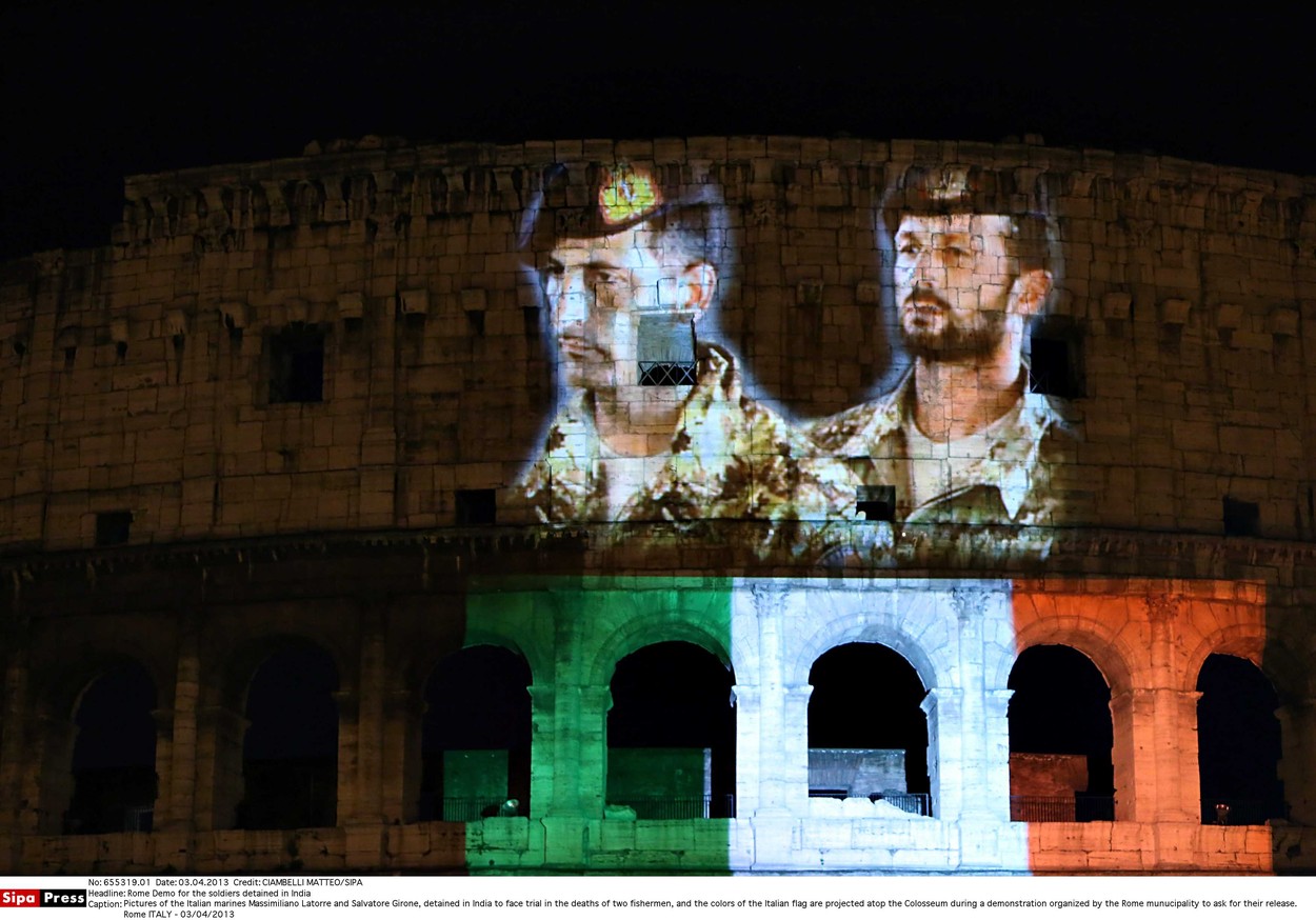 India inchide cazurile soldatilor italieni acuzati de doua crime in 2012