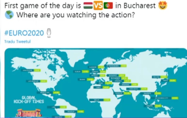 UEFA a confundat Budapesta cu Bucureștiul