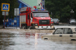 Aftermath of heavy rains in Kerch, Crimea
