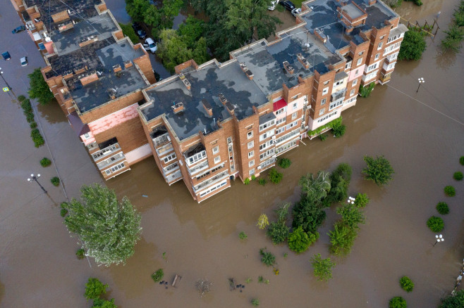 Aftermath of heavy rains in Kerch, Crimea