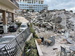 Oceanfront Miami Beach condo tower collapses leaving at least one dead.
