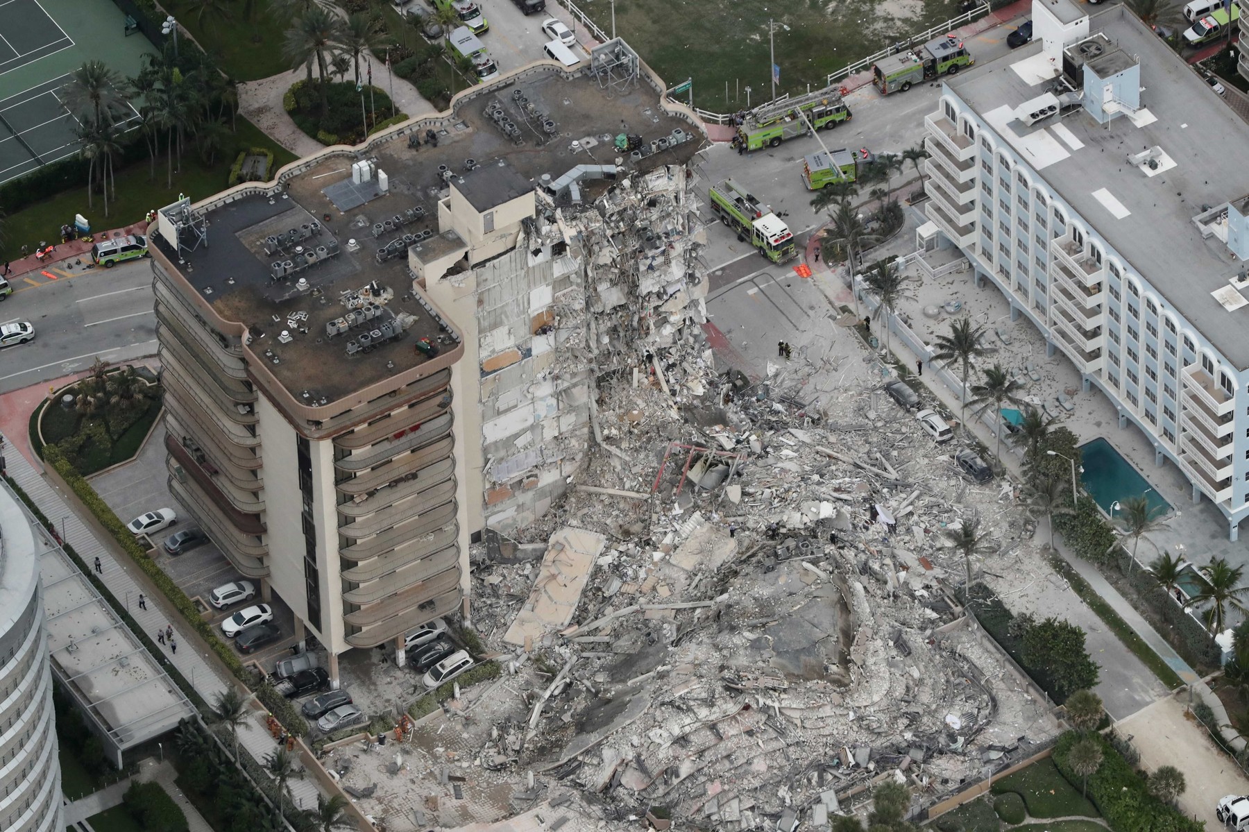Building Collapse Near Miami Beach