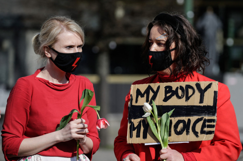 protest anti interzicerea avortului in polonia