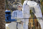 Marilyn Monroe statue - during the Coronavirus pandemic, Palm Springs, California, United States - 10 Jun 2021