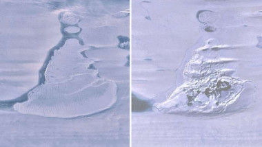 imagini din satelit lac antartic