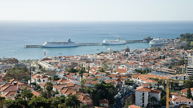 fotografie de sus a unei regiuni din Madeira