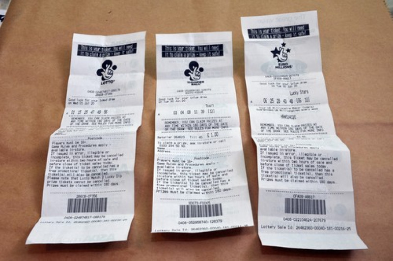 Biletele de loterie găsite în casa criminalului