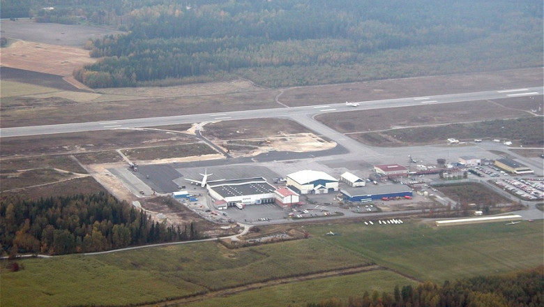 aeroportul Orebro din Suedia