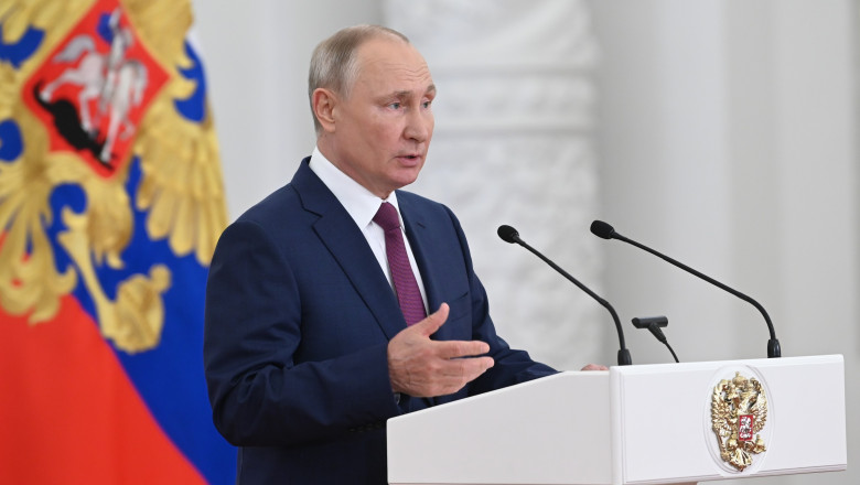 Vladimir Putin în conferință de presă