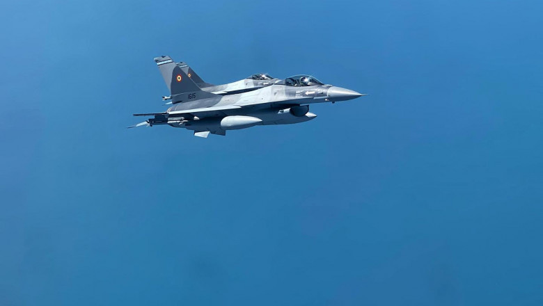 Avioanele F-16 româneşti au simulat lupte aeriene cu avioanele F-16 elene în cadrul exerciţiului NATO