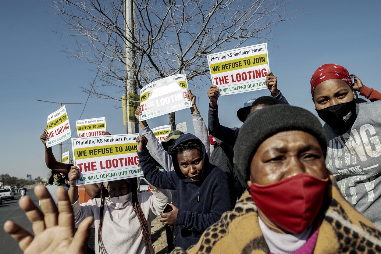 rezidenți soweto violențe africa de sud