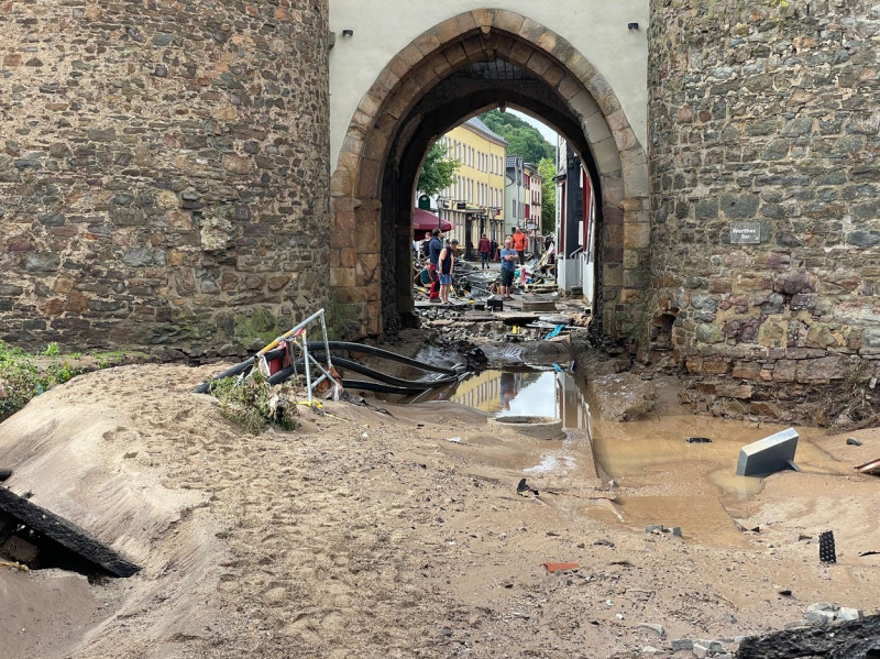 Flooding in Bad Munstereifel, Germany - 15 Jul 2021