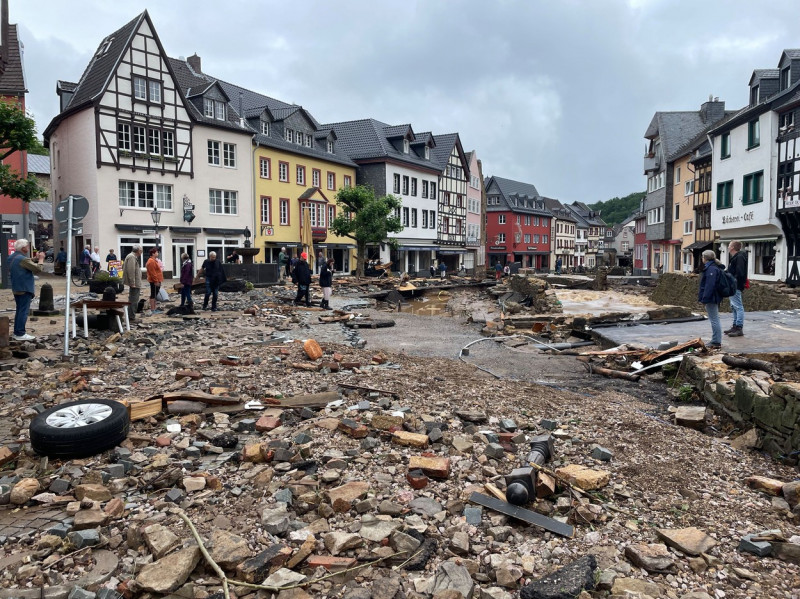 Flooding in Bad Munstereifel, Germany - 15 Jul 2021