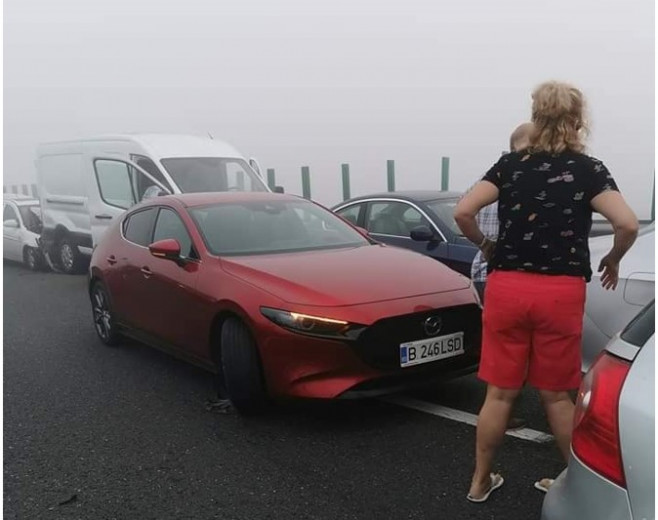 Carambol pe Autostrada Soarelui