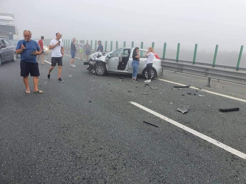 Carambol pe Autostrada Soarelui