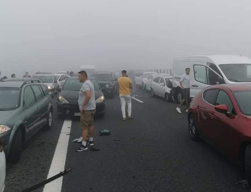 Carambol pe Autostrada Soarelui