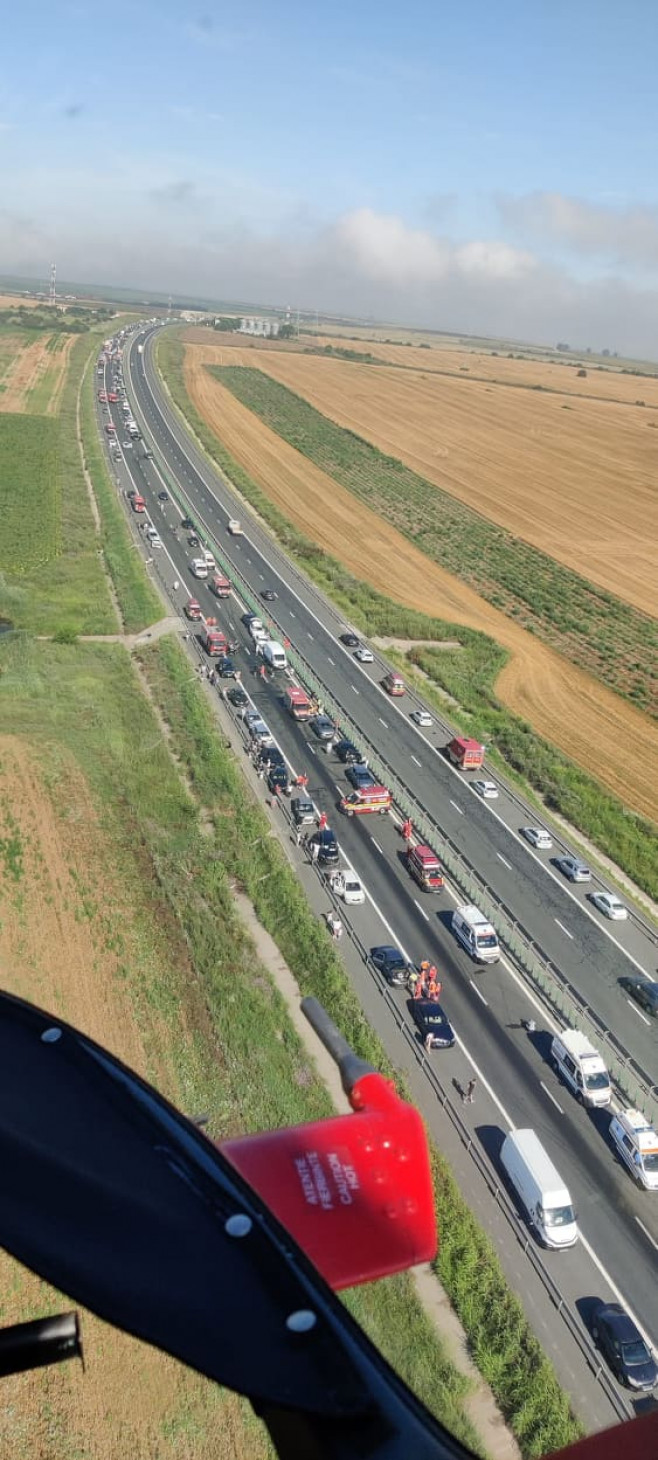 Carambol pe Autostrada Soarelui