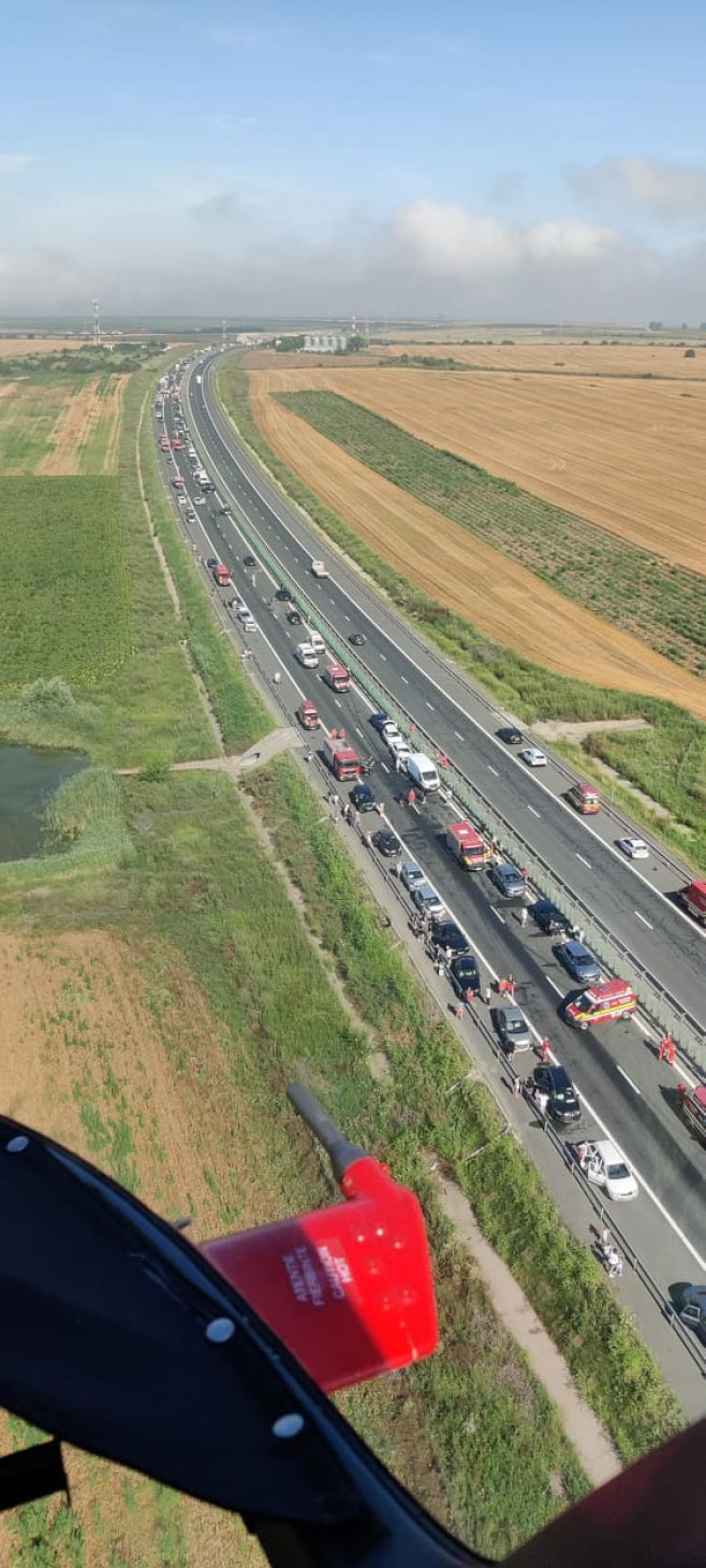 Carambol pe Autostrada Soarelui