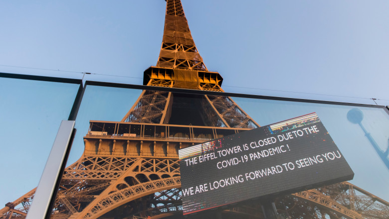 Turnul Eiffel în pandemie