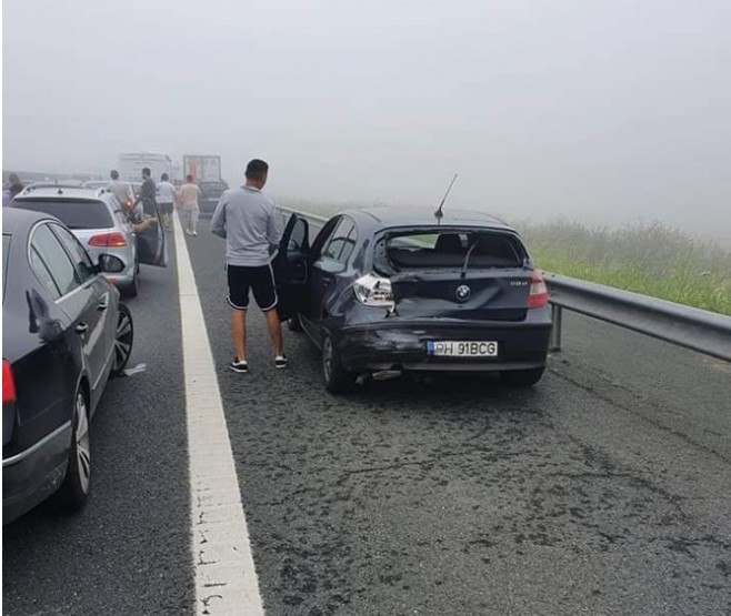 Carambol pe Autostrada Soarelui