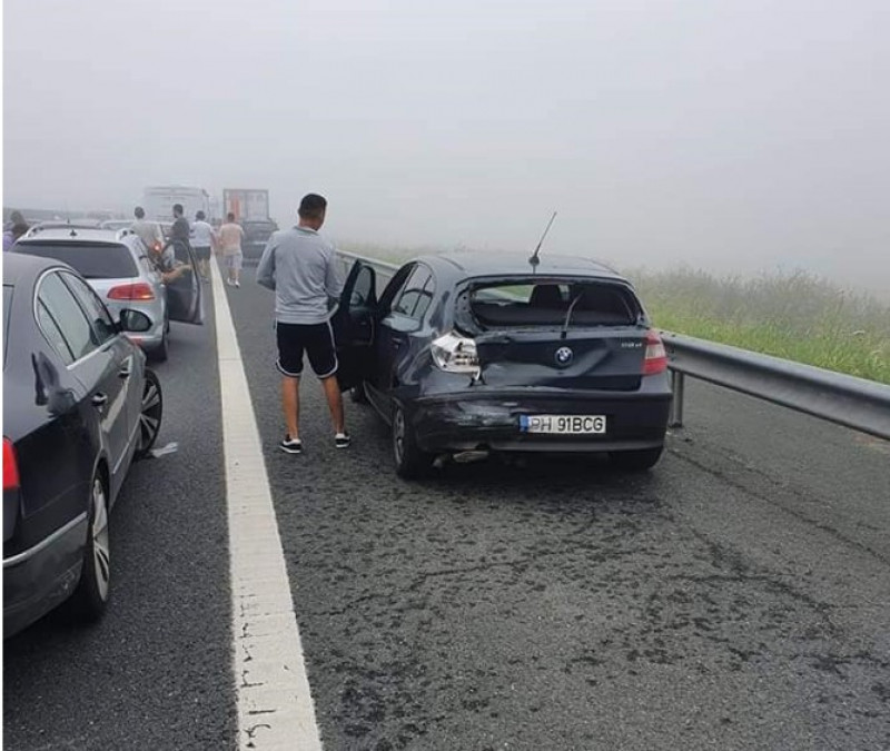 Carambol pe Autostrada Soarelui