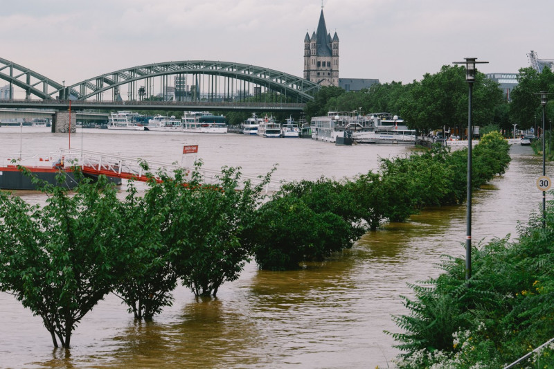 Flood In Cologne Continues, Germany - 15 Jul 2021