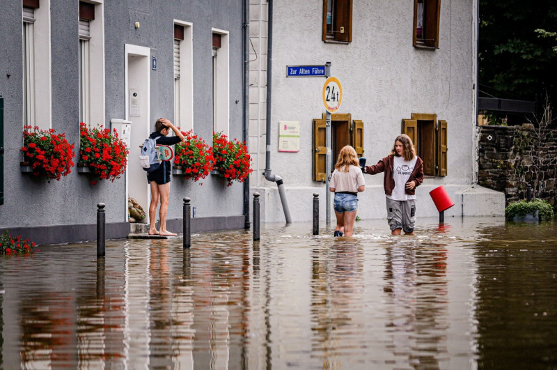 Flooding in Germany, Essen - 15 Jul 2021