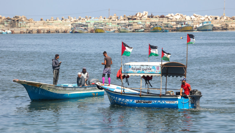 zona de pescuit din Gaza