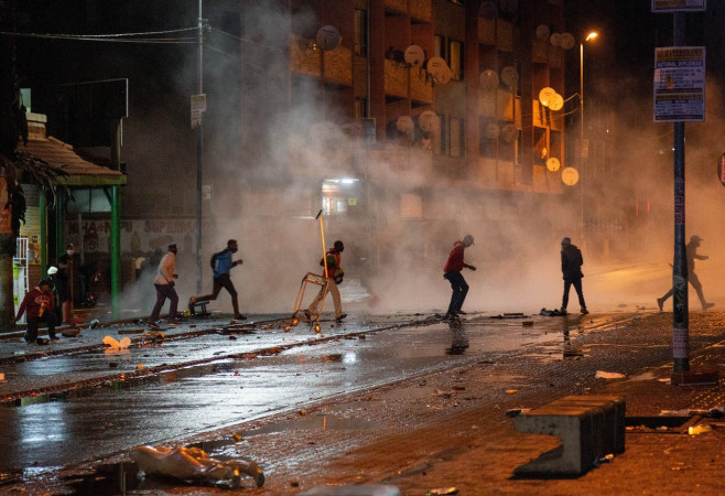 SOUTH AFRICA JOHANNESBURG VIOLENT PROTESTS