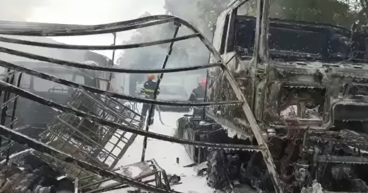 Tânăr cu arsuri pe toată suprafața corpului, în urma unui incendiu uriaș la un centru de butelii - Vimarsana News